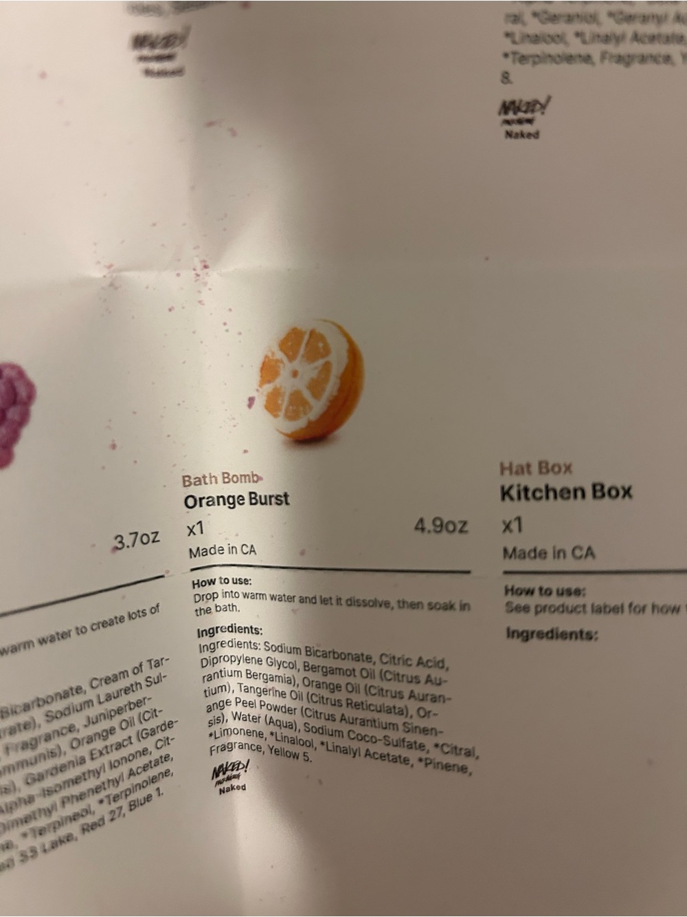 Lush Orange Bath Bomb - Picture 3 of 3